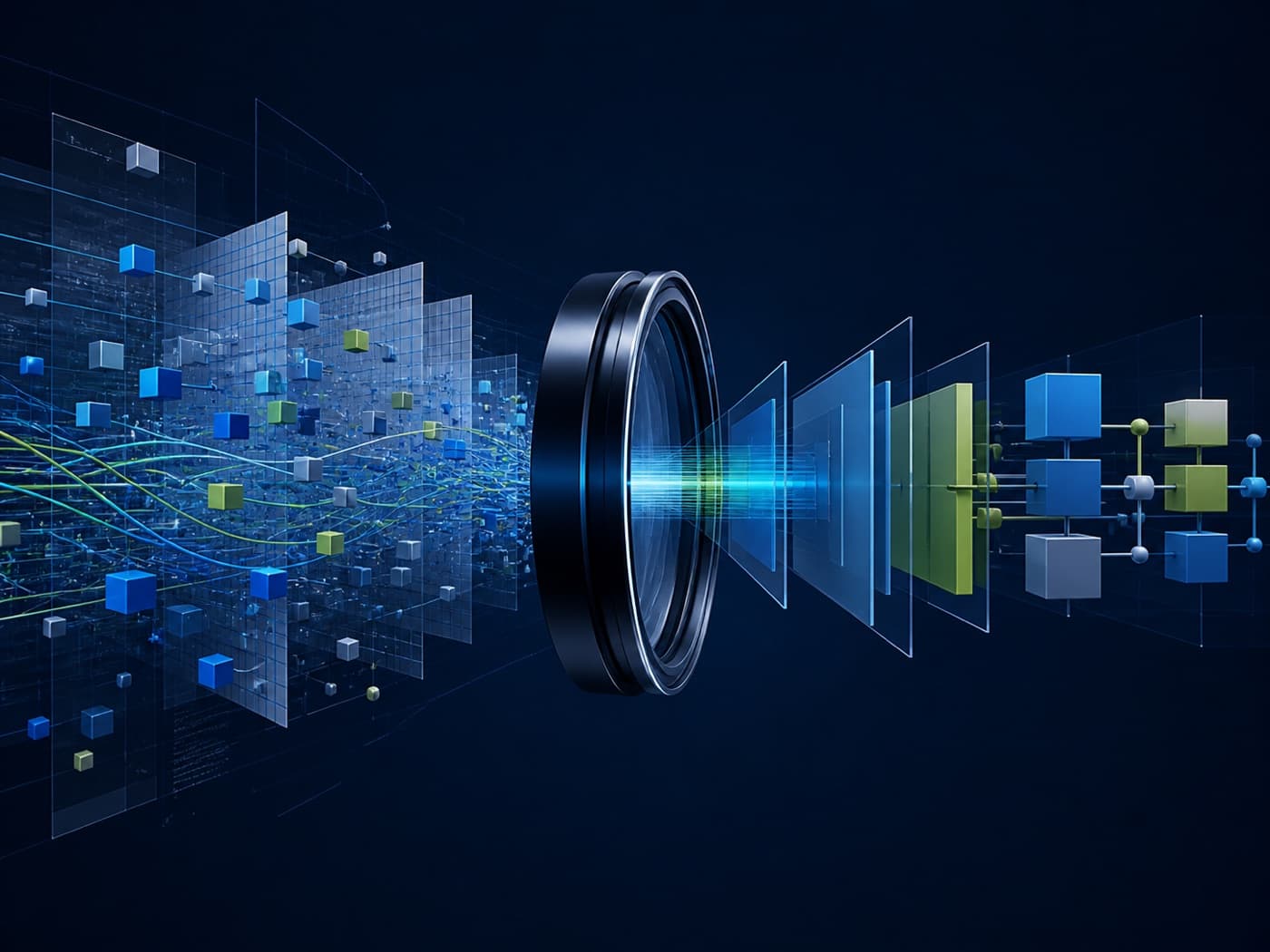 Abstract visualisation of connected technology systems